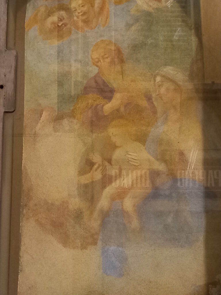 Affresco del tabernacolo di via sant'egidio angolo via della pergola