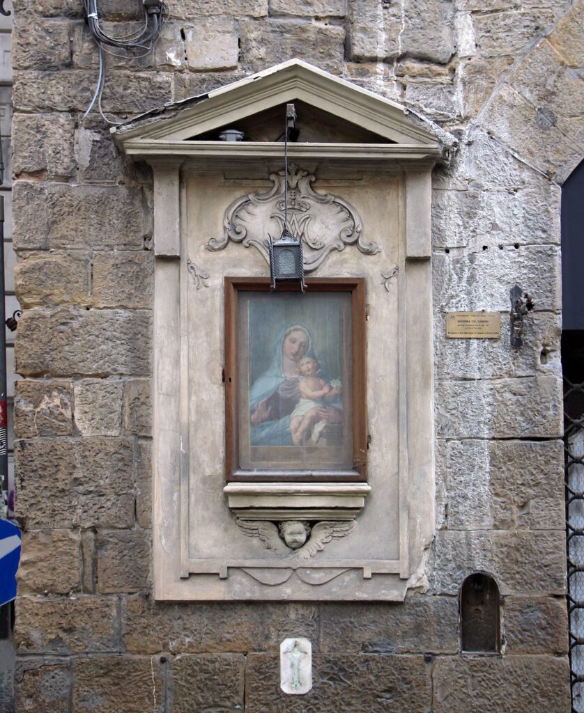 tabernacolo in via bufalini angolo via dei servi