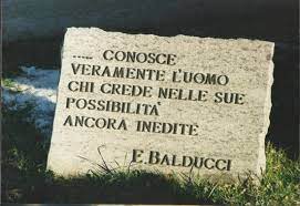 CITAZIONE DI BALDUCCI VICINO ALLA TOMBA