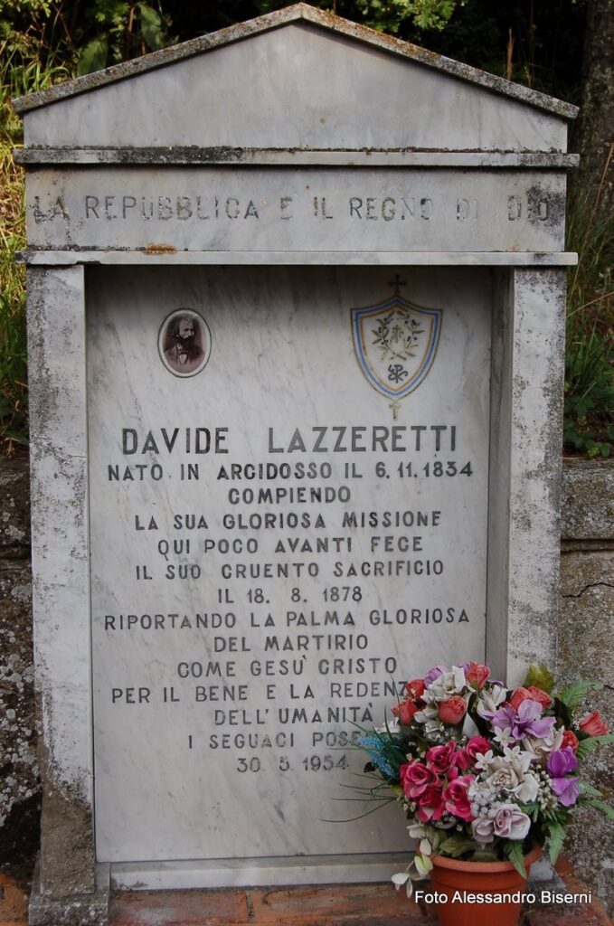 tomba di davide lazzaretti